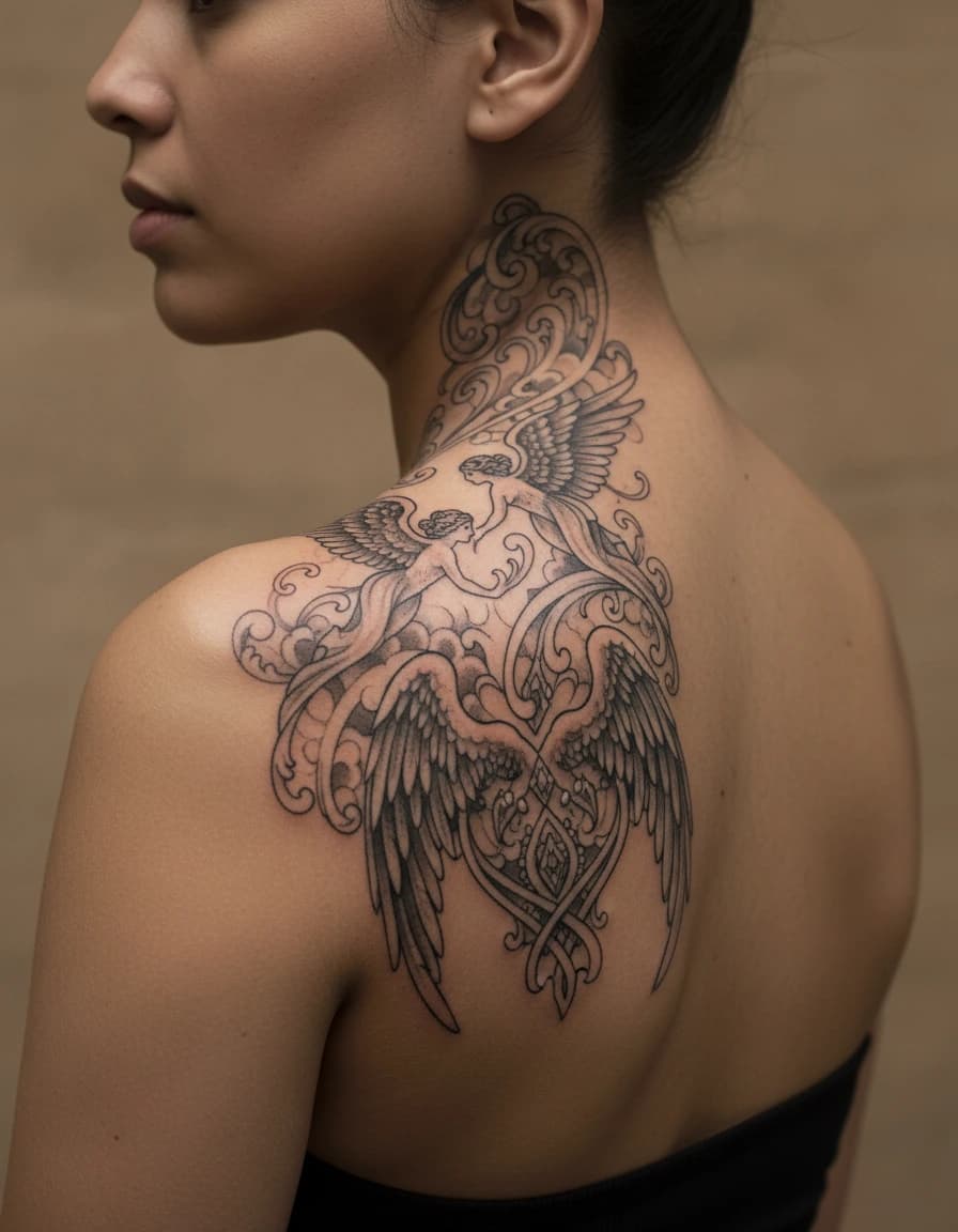 Tatouage d’ange