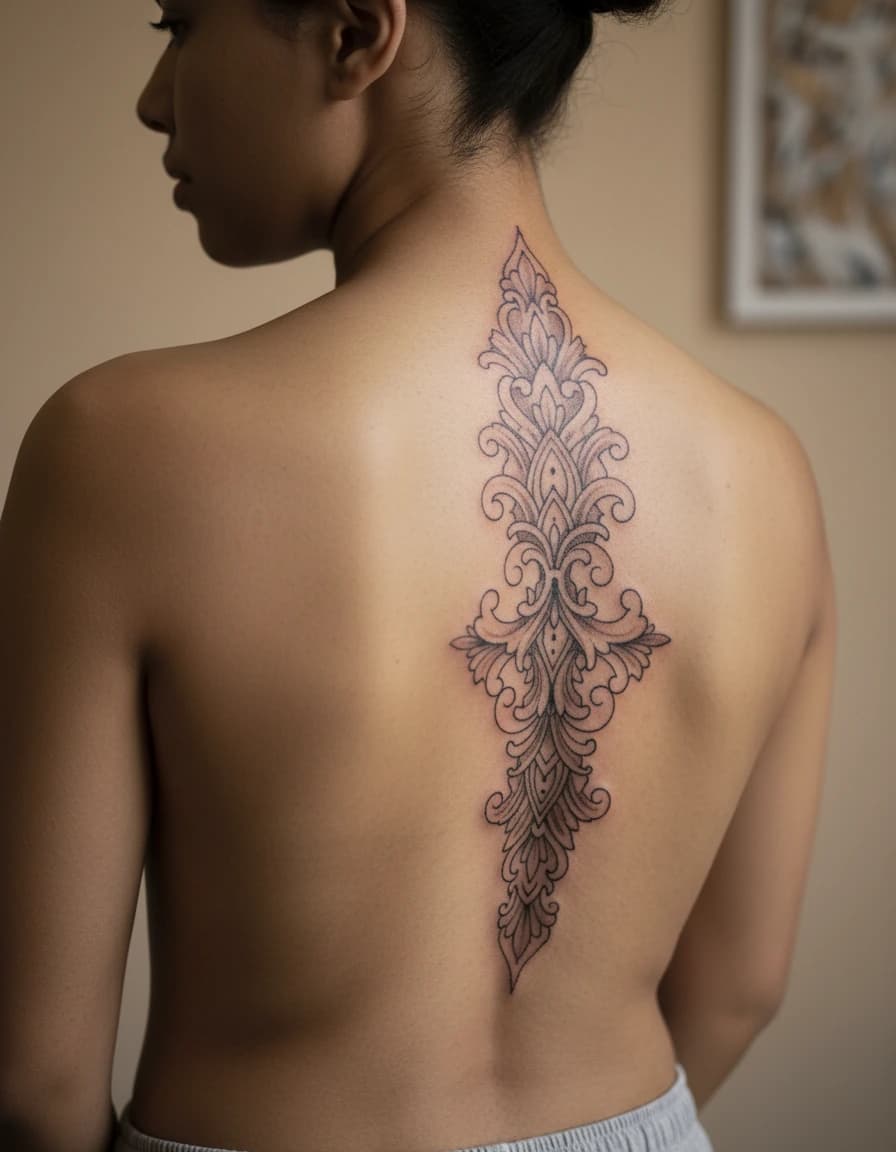 Tatouages dans le dos pour femmes