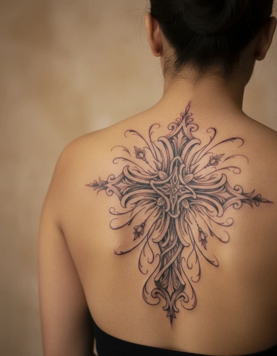 Tatouage de croix