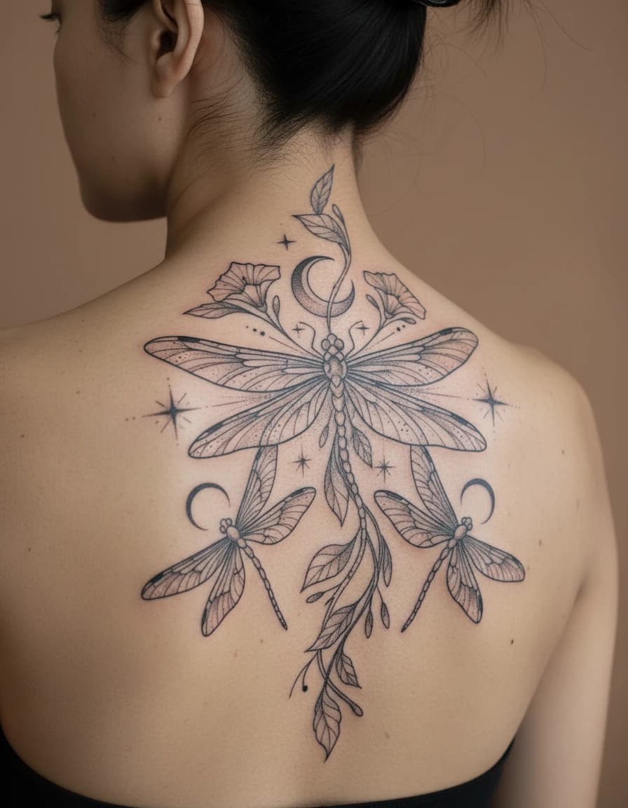 Tatouage de libellule