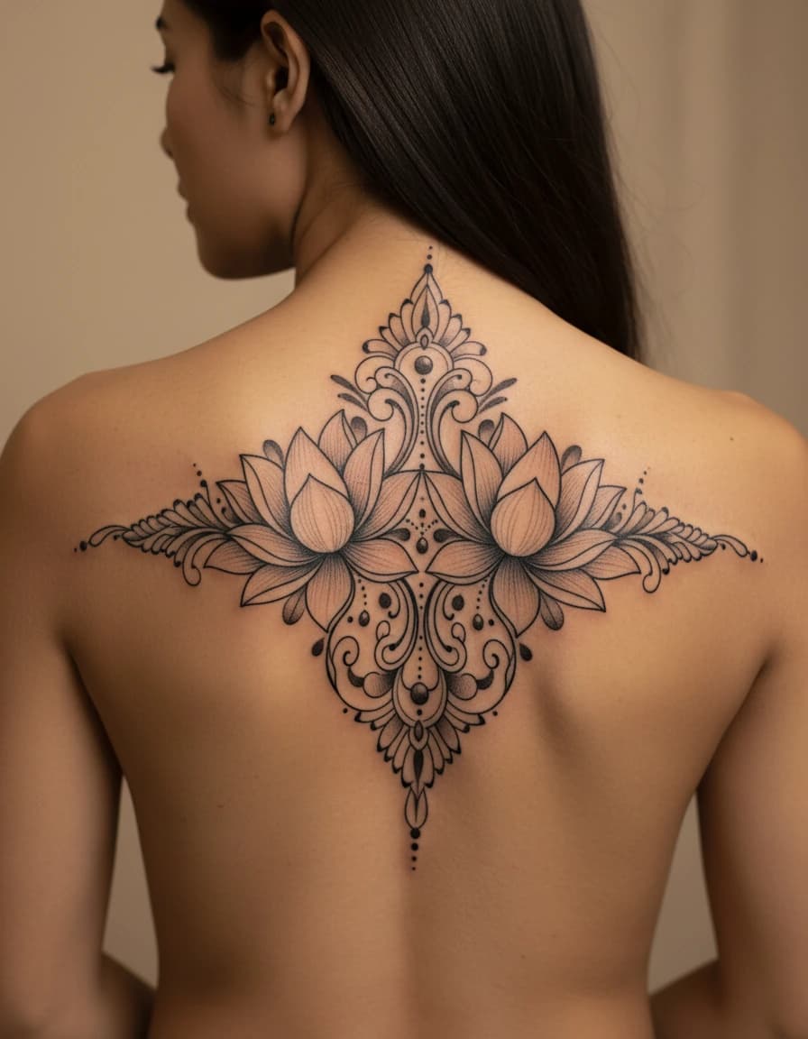 Tatouage de lotus