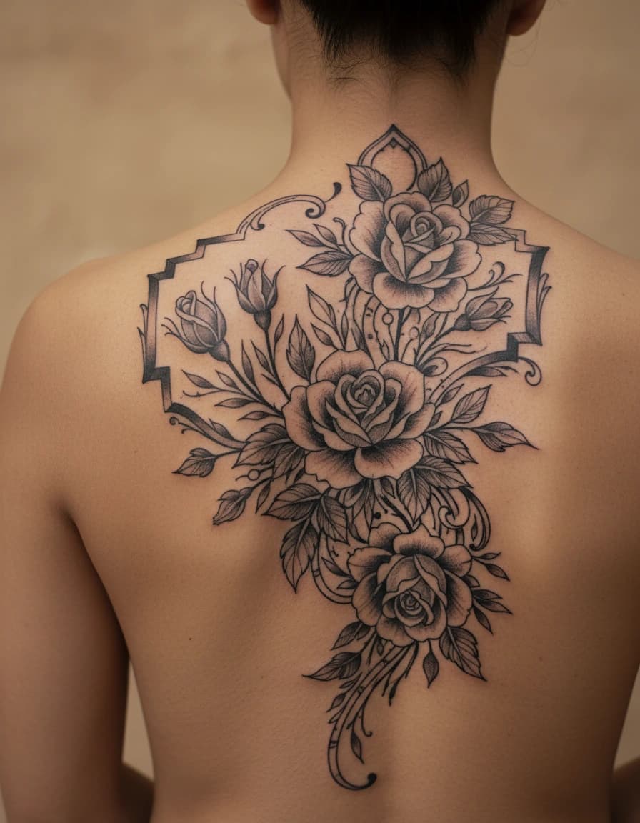 Tatouage de rose
