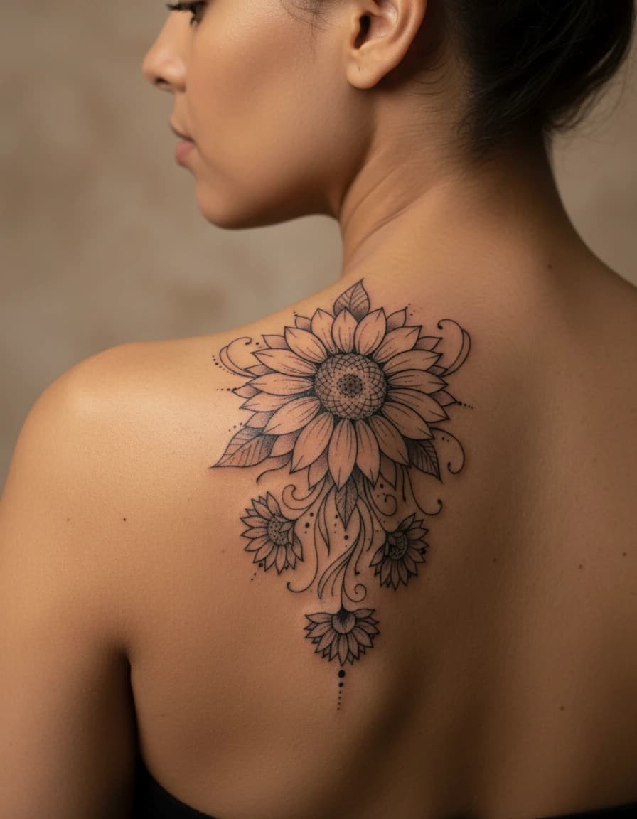 Tatouage de tournesol